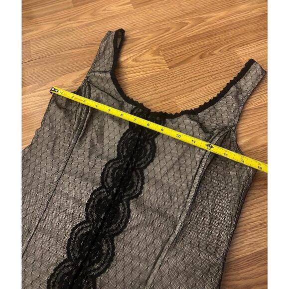 Y2K Charlotte Russe Corset Lace Tank Top Size Large - Picture 4 of 9